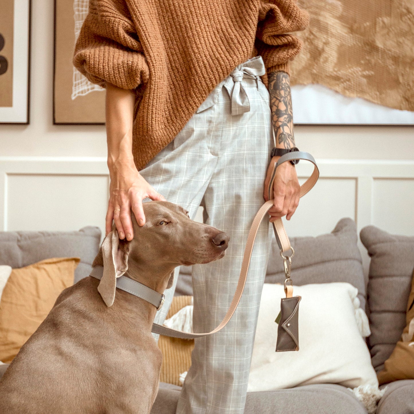 Simple Leash- for taller dogs and those who prefer to keep their dogs closer